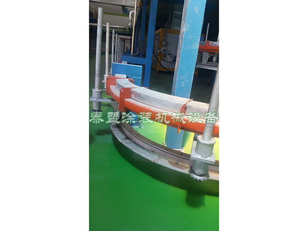 輸送線接油槽